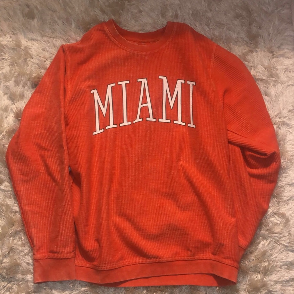 Umiami corded sweatshirt